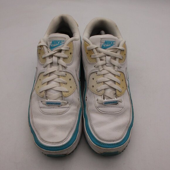 Nike Air Max 90 Undefeated Golf Shoe White Blue Fury Men's size 12 DS CJ7197-102 - Picture 2 of 12